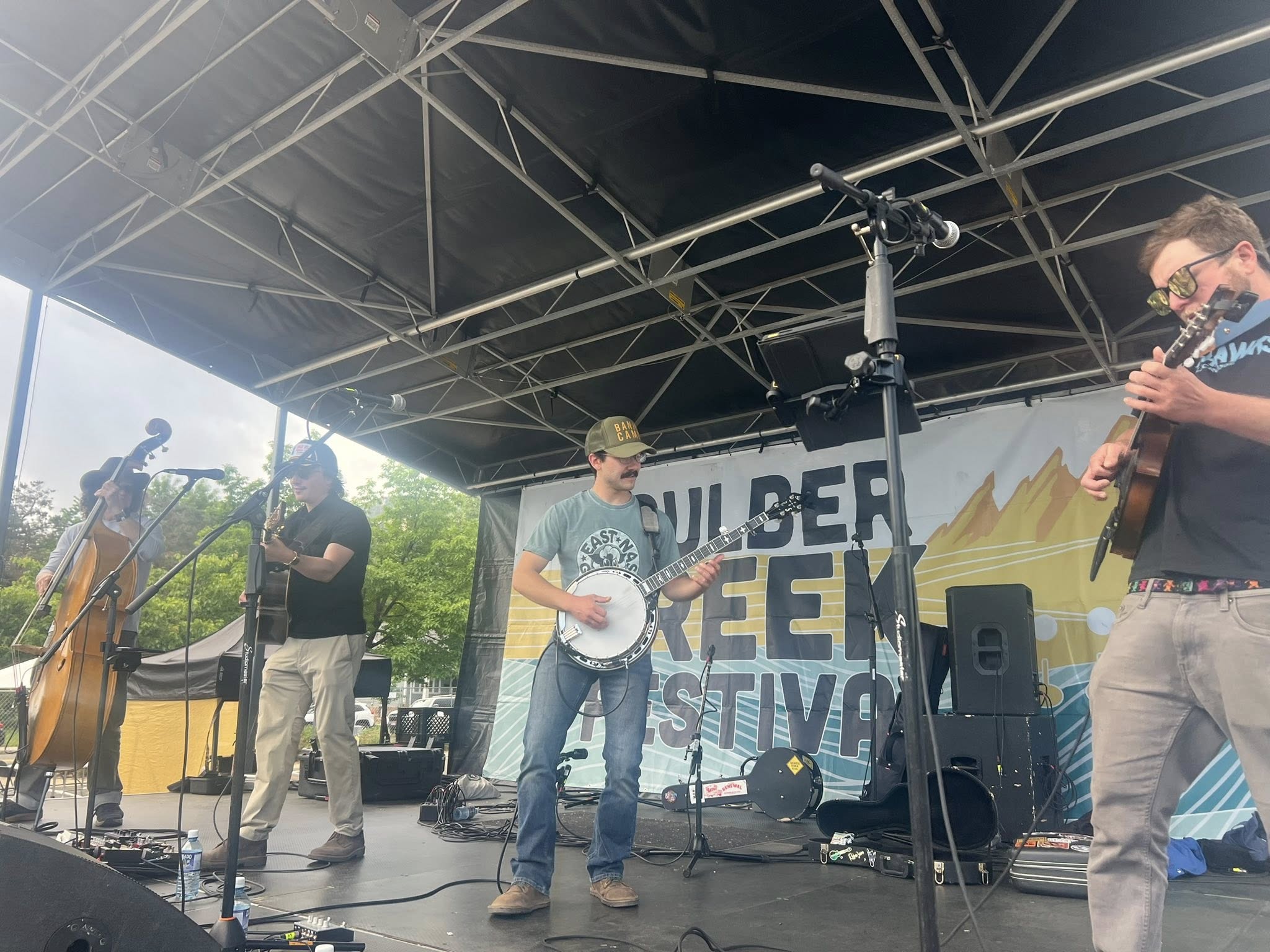 Elijah Donovan performing at Boulder Creek Festival